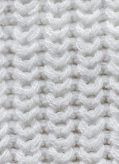 Image showing close up of knitted item