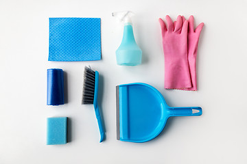 Image showing cleaning stuff on white background