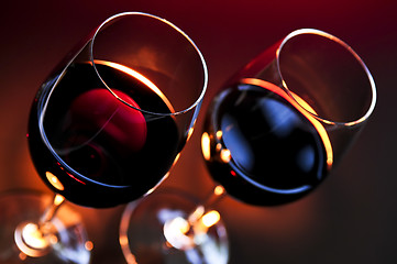 Image showing Wineglasses