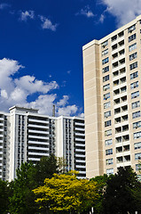 Image showing Apartment buildings