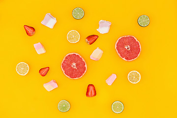 Image showing The colorful candies background