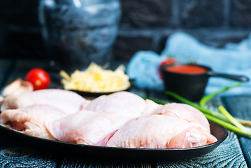 Image showing raw chicken meat