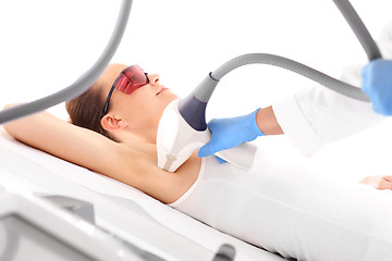 Image showing Laser hair removal armpits
