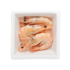 Image showing Cooked prawn