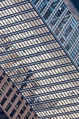 Image showing Windows of a modern office building.