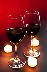 Image showing Wineglasses