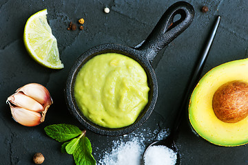 Image showing avocado sauce