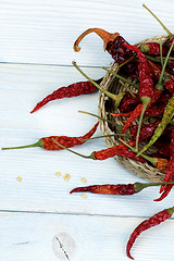 Image showing Dried Chili Peppers