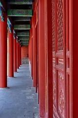 Image showing Traditional Chinese building under blue sky