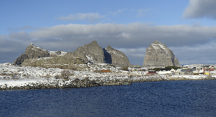 Image showing Norwegian coastline