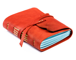 Image showing Handmade Leather Notepad