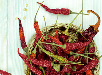 Image showing Dried Chili Peppers