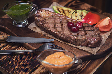 Image showing grilled beef steak