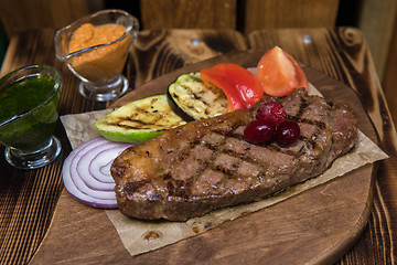 Image showing grilled beef steak