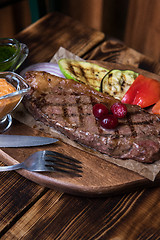 Image showing grilled beef steak