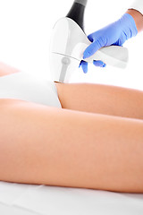 Image showing Head for laser hair removal. Laser hair removal, permanent hair removal.