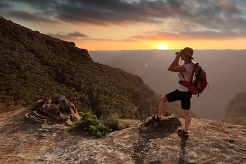 Image showing Exploring the Explorer\'s Range, Blue Mountains