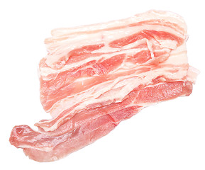 Image showing bacon on white