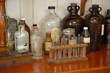 Image showing Old pharmacy detail