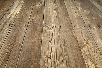 Image showing Wood deck pattern