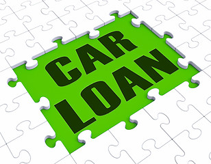 Image showing Car Loan Shows Automobile Sales