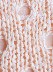 Image showing close up of knitted item