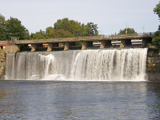 Image showing Rideau Falls in Ottawa