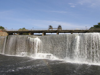 Image showing Rideau Falls in Ottawa