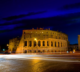 Image showing Colosseum at twilight