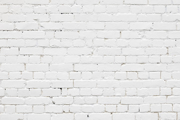 Image showing white brick background