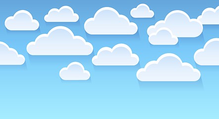 Image showing Stylized clouds theme image 2