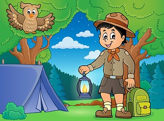 Image showing Scout boy theme image 4