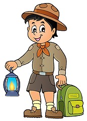 Image showing Scout boy theme image 3