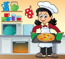 Image showing Female cook theme image 7