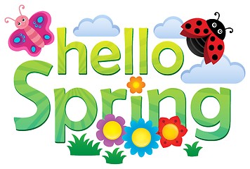 Image showing Hello spring theme image 3