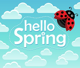 Image showing Hello spring theme image 1