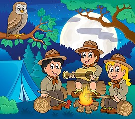 Image showing Children scouts theme image 5