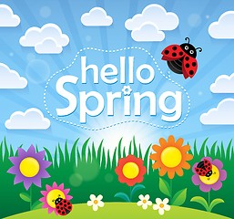 Image showing Hello spring theme image 2