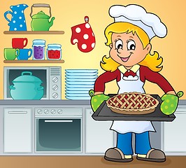 Image showing Female cook theme image 9
