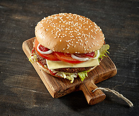 Image showing fresh tasty burger