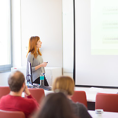 Image showing Lecture at university.