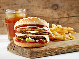 Image showing fresh tasty burger