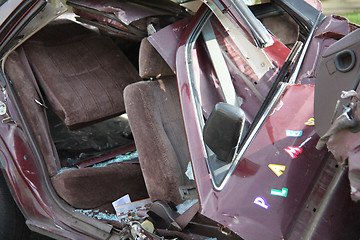 Image showing Car wrecked.