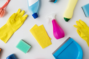 Image showing cleaning stuff on white background