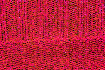 Image showing close up of knitted item