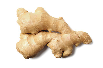 Image showing Ginger root on white