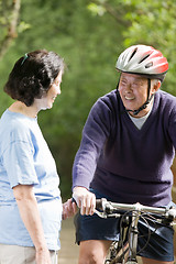 Image showing Senior asian couple