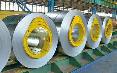 Image showing galvanized steel coil