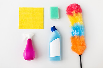 Image showing cleaning stuff on white background