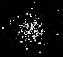 Image showing salt on black